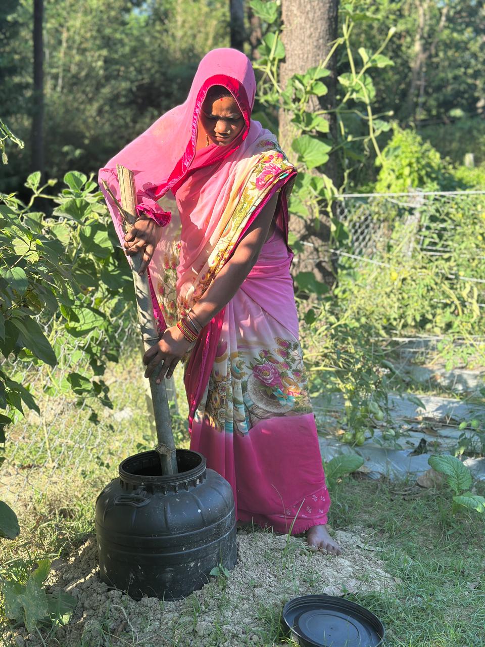 Ram Kumari prepares botanical Bio pesticides