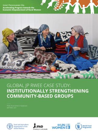 Front cover of Institutionally Strengthening Community-Based Groups - Case Study
